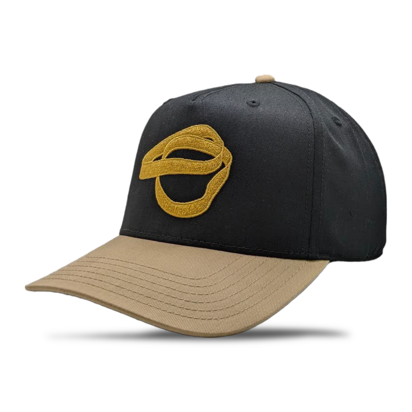 BLACK / TAN TWO BANDZ SNAPBACK