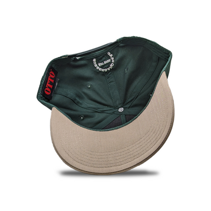 SNAPBACK DE DOS BANDZ VERDE / TAN