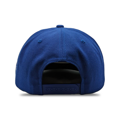 SNAPBACK CON CABEZA DE GOMA AZUL REAL