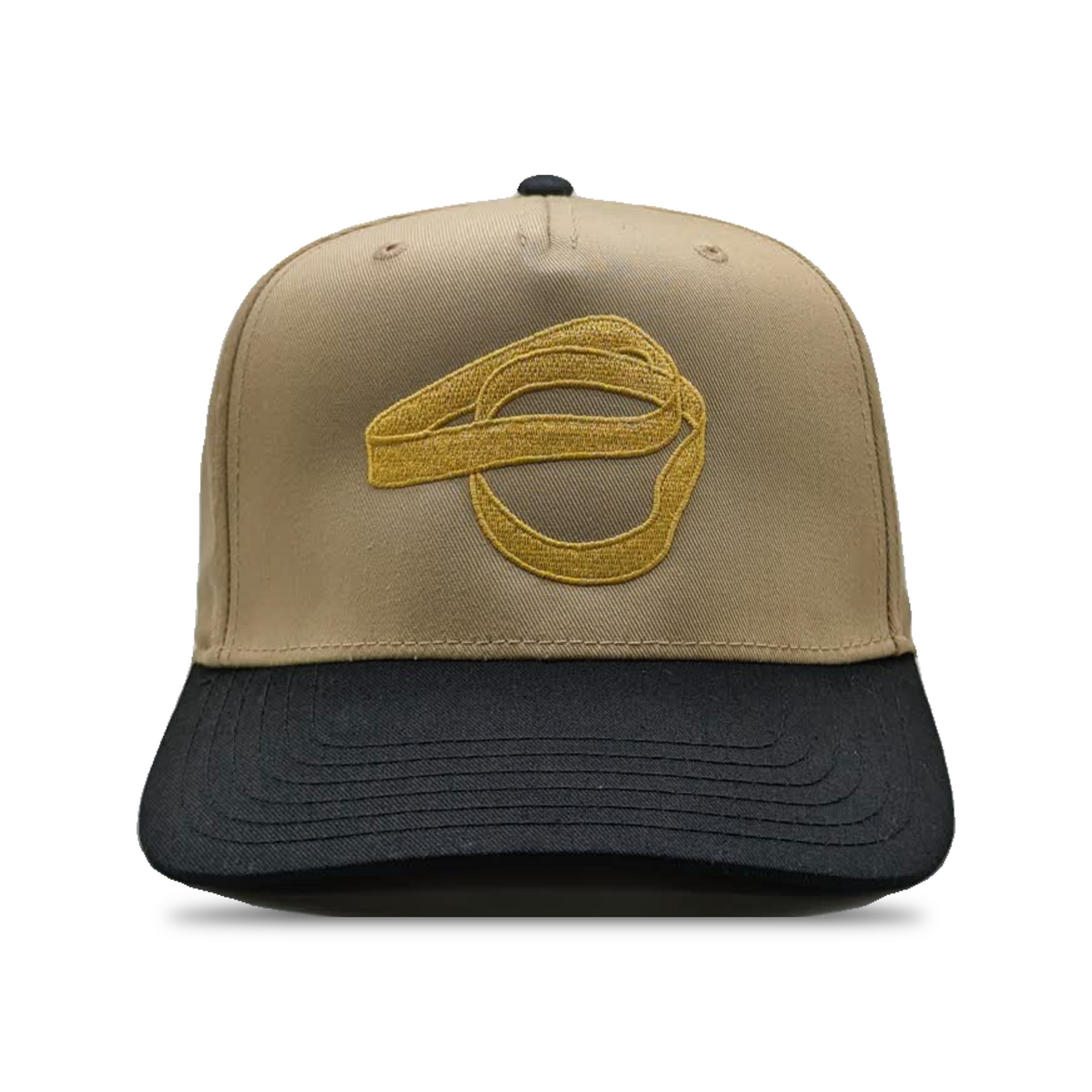 SNAPBACK DE DOS BANDZ TAN / NEGRO