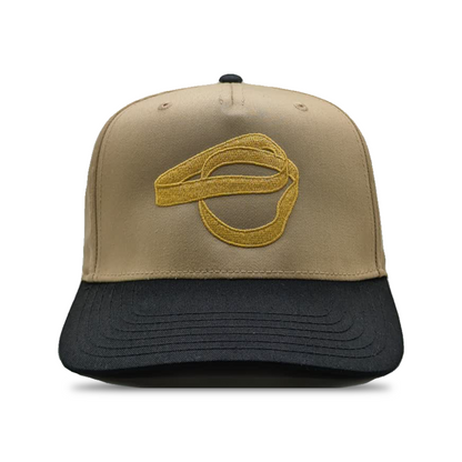 TAN / BLACK TWO BANDZ SNAPBACK