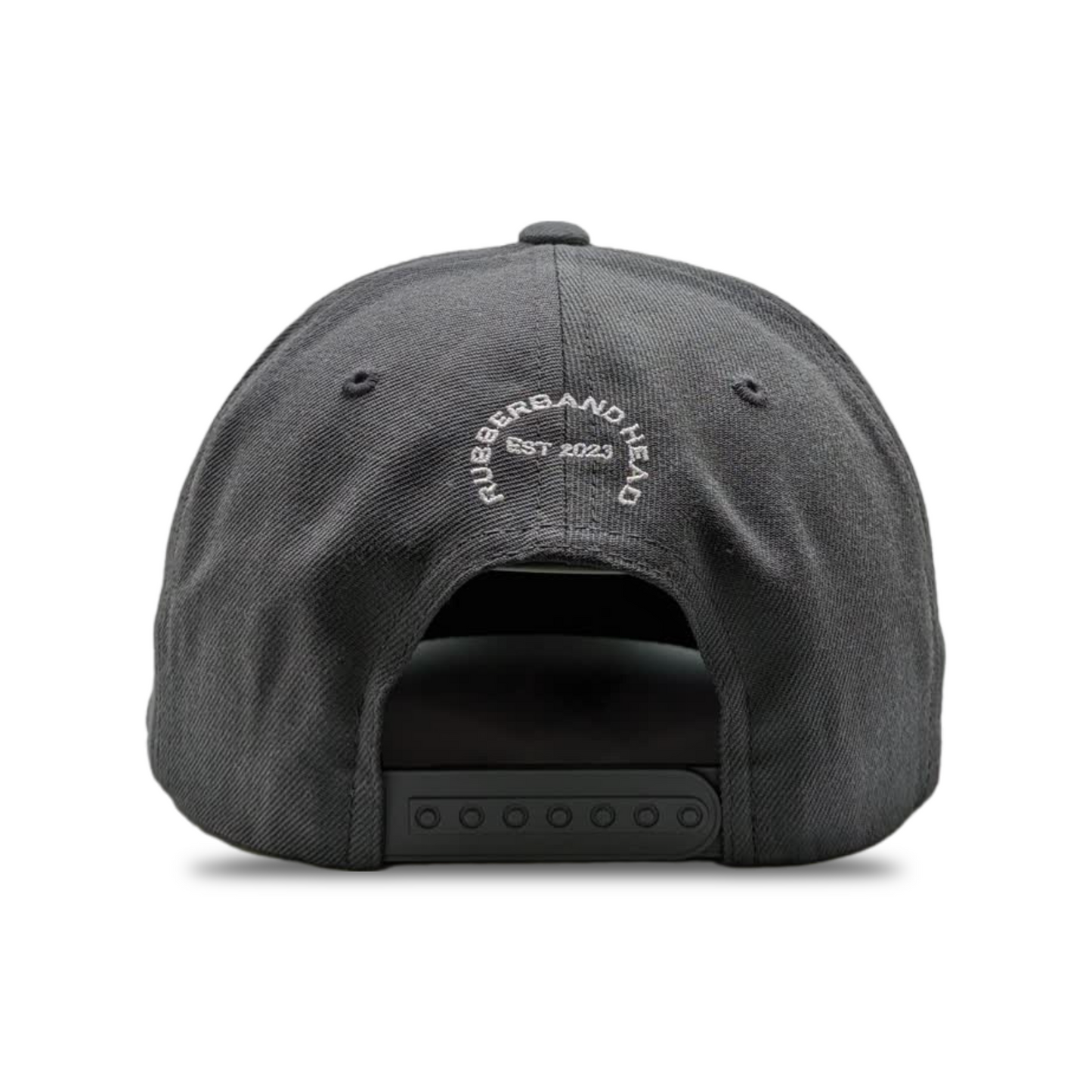 SNAPBACK HOMBRE GOMA GOMA GRIS OSCURO