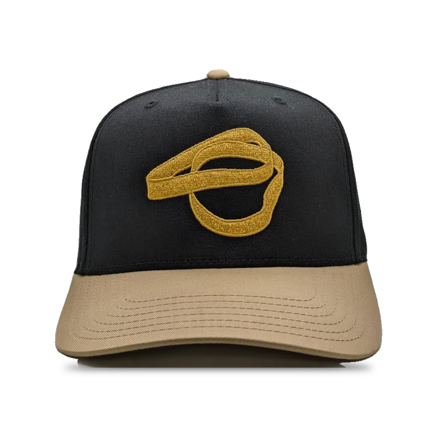 BLACK / TAN TWO BANDZ SNAPBACK