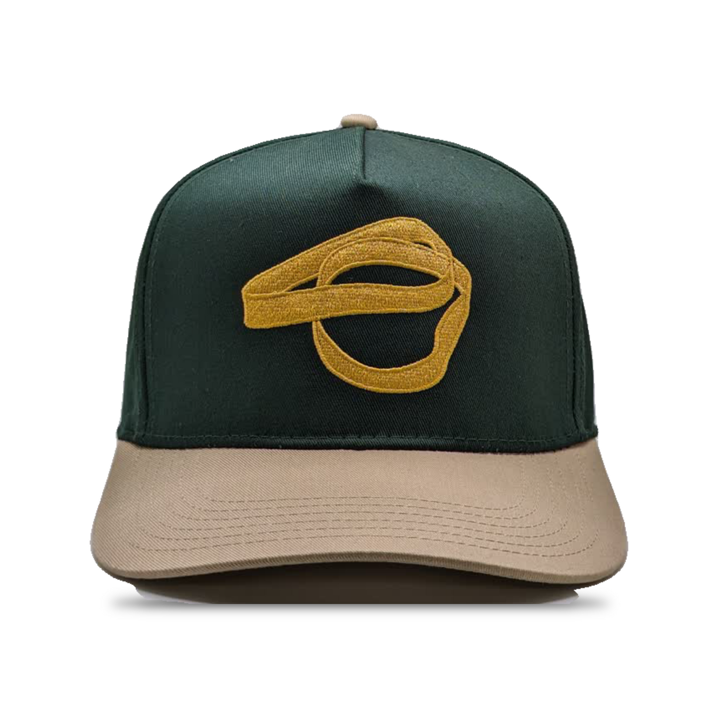 SNAPBACK DE DOS BANDZ VERDE / TAN