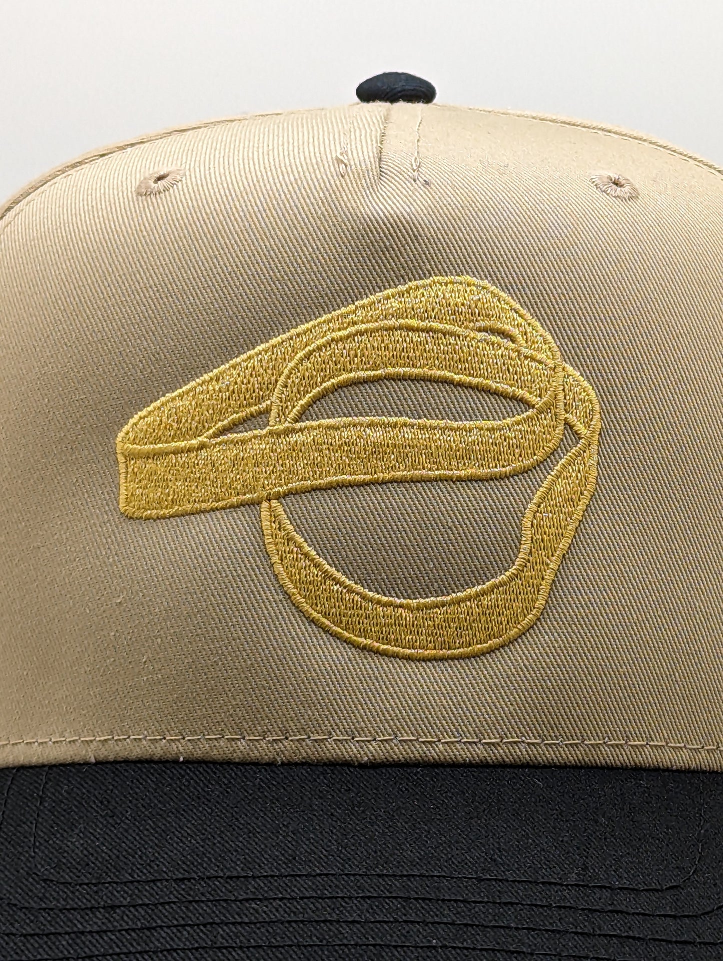 TAN / BLACK TWO BANDZ SNAPBACK