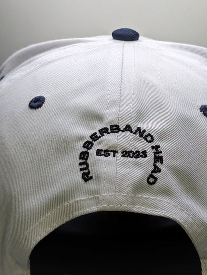 SNAPBACK DOS BANDZ BLANCO/MARINO