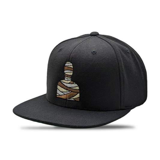 SNAPBACK HOMBRE GOMA NEGRA