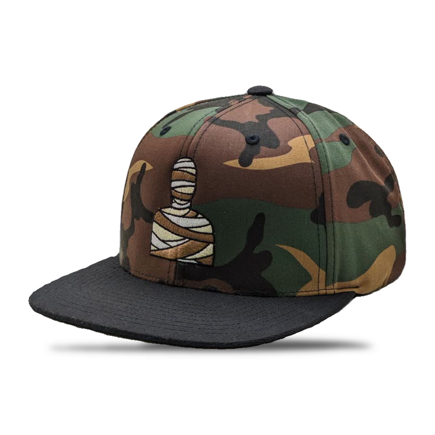 SNAPBACK HOMBRE CAMO / GOMA NEGRA