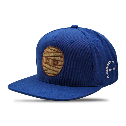 SNAPBACK CON CABEZA DE GOMA AZUL REAL