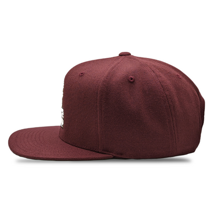 SNAPBACK HOMBRE GOMA BURGANDY