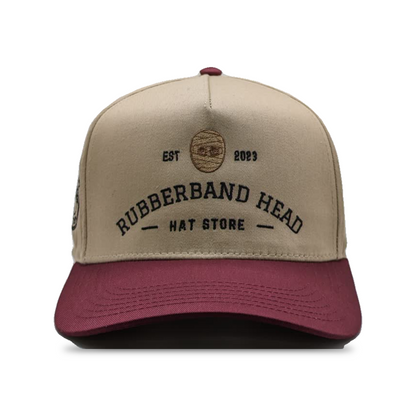 SNAPBACK TAN / BURGANDY RESILIENT 23