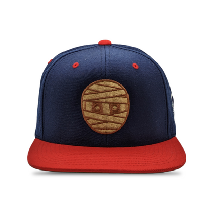 NAVY / RED RUBBERBAND HEAD SNAPBACK -LOW IN STOCK-