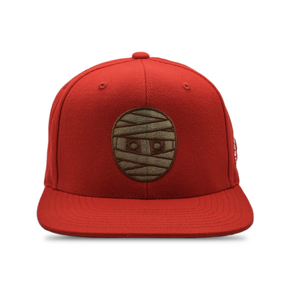 SNAPBACK DE GOMA ROJO CEREZA