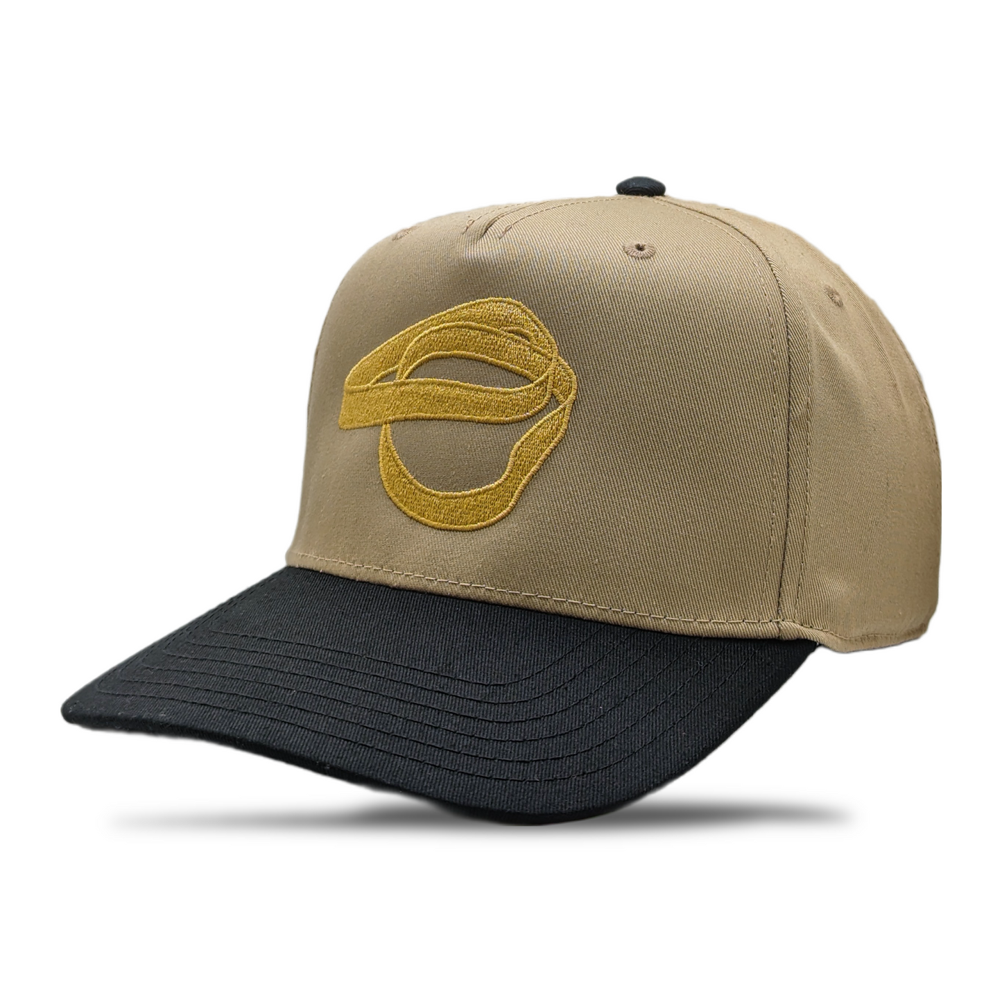 TAN / BLACK TWO BANDZ SNAPBACK