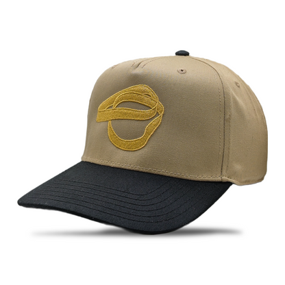 TAN / BLACK TWO BANDZ SNAPBACK