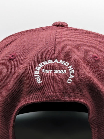 BURGANDY RUBBERBAND MAN SNAPBACK