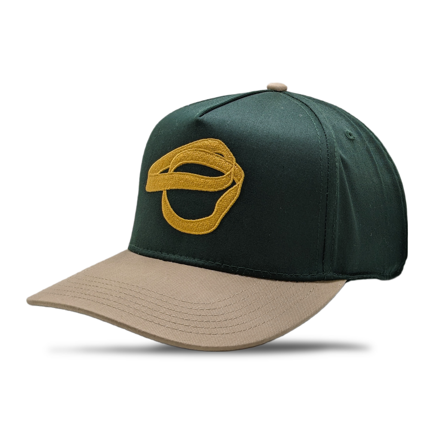 SNAPBACK DE DOS BANDZ VERDE / TAN