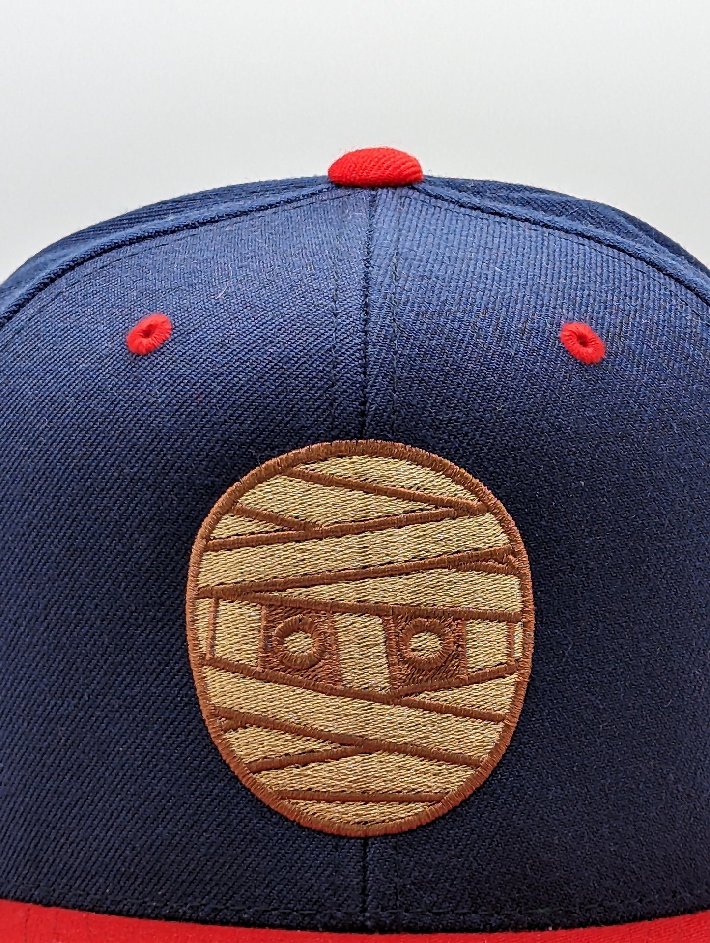 NAVY / RED RUBBERBAND HEAD SNAPBACK -LOW IN STOCK-