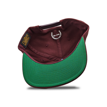 SNAPBACK HOMBRE GOMA BURGANDY