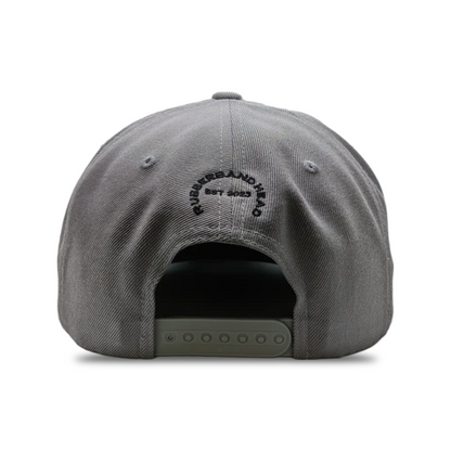 LIGHT GREY RUBBERBAND MAN SNAPBACK